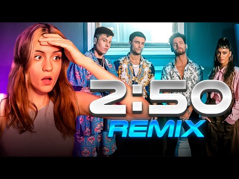 REACCIÓN a "2:50" REMIX de MYA, TINI & DUKI
