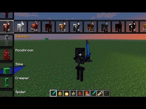 How to Transform into Any Mob in Minecraft 1.7.10