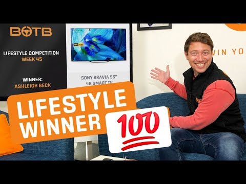 BOTB Lifestyle Competition Winner! Ashleigh Beck – Sony Bravia  4k Smart TV – Week 45 2019