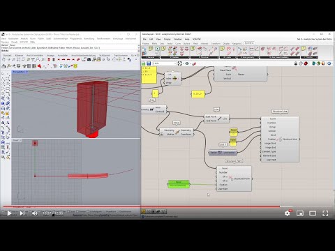GH Tutorial Teil 8 - Analytisches System der Stütze-Grasshopper Parametrische Spannbetonbrücke