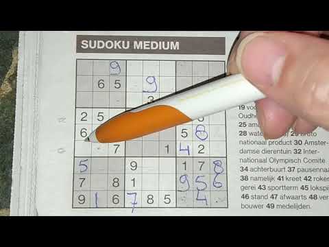 Keep going for finding answers of this Medium Sudoku puzzle. (#382) 12-30-2019