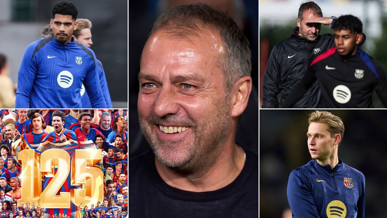 Hansi Flick SPEAKS on Lamine Yamal return, Ronald Araujo, Frenkie de Jong & Las Palmas!