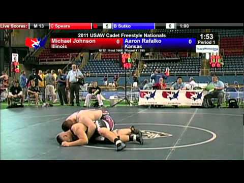 Cadet Freestyle 285 - Michael Johnson (IL) vs. Aaron Rafalko (KS)