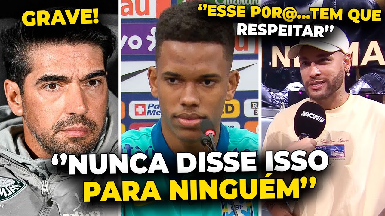 ESTEVÃO SE PRONUNCIA SOBRE ABEL FERREIRA E NEYMAR SAI EM DEFESA DA JOVEM PROMESSA!