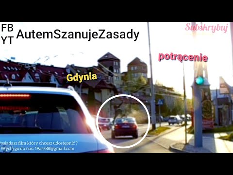 Potrącenie 10.05.2021 Gdynia, dzielnica Dąbrowa. Skrzyżowanie Nowowiczlińska - Rdestowa