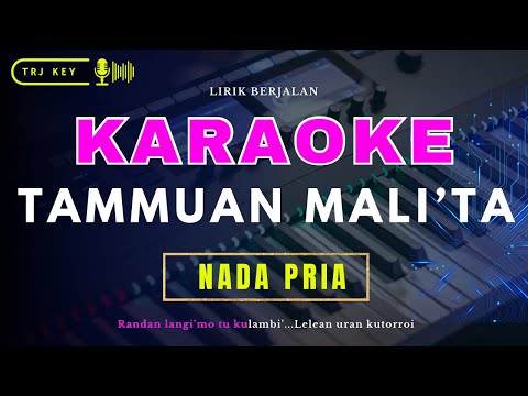 Lagu Toraja Tammuan Mali'ta- KARAOKE HD Lagu Toraja Terbaru 2024, Nada Pria (Cipt.Salma Margareth).