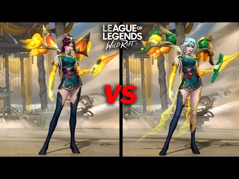 Kaisa Lunar Fairy VS  Special Lunar Fairy Kaisa Skin Comparison Wildrift