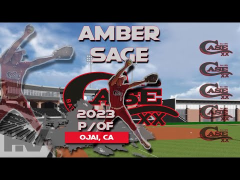 2023 Amber Sage Pitcher and Outfield, Softball Skills Video - Case Batbusters