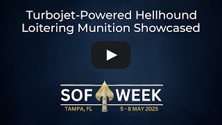 Cummings Aerospace Presents Turbojet-Powered Hellhound Loitering Munition