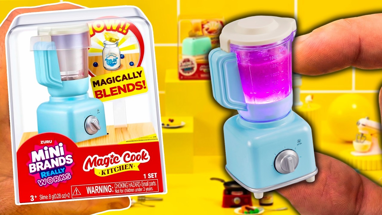 Unboxing Mini Brands Really Works Magic Cook — licuadora