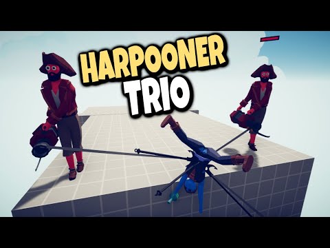 Harpooner Trio vs Every Faction - Totally Accurate Battle Simulator TABS