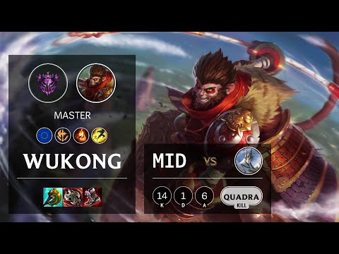 Wukong Mid vs Galio - EUW Master Patch 11.2