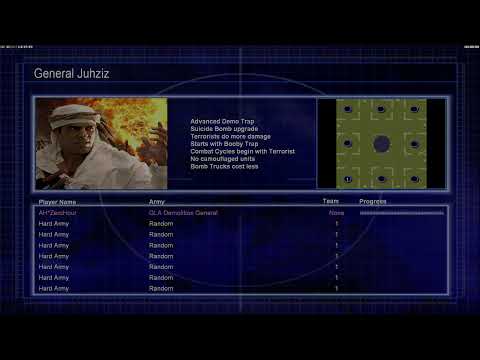 GlA Demolition VS 7 Random game play Command Conquer Generals Zero Hour