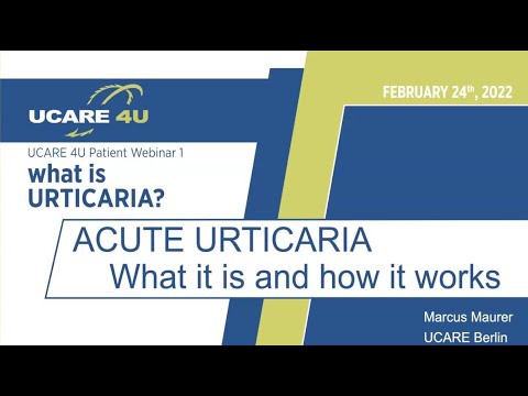 Acute Urticaria - what it is and how it works.