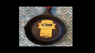 preparation for first use "Lodge" Cast Iron Skillet
