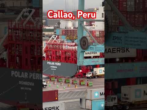 Cargo at Callao, Peru #travel #cruise #oosterdam #limaperu #pachacamac