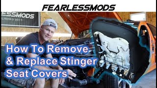 Kia Stinger GTS Ep. 10: How to remove & replace your seat cover!