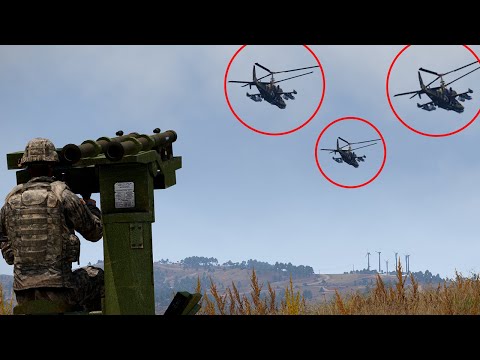 Multiple Ka-52 Attack Helicopters shot down by MANPADS |  ARMA 3: Milsim