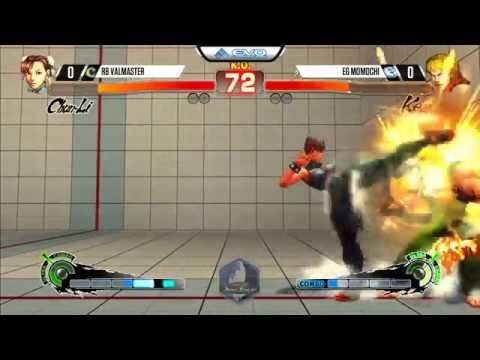 Momochi (Ken) vs Valmaster (Chun-Li) - EVO 2015 USF4 - 720p/60fps