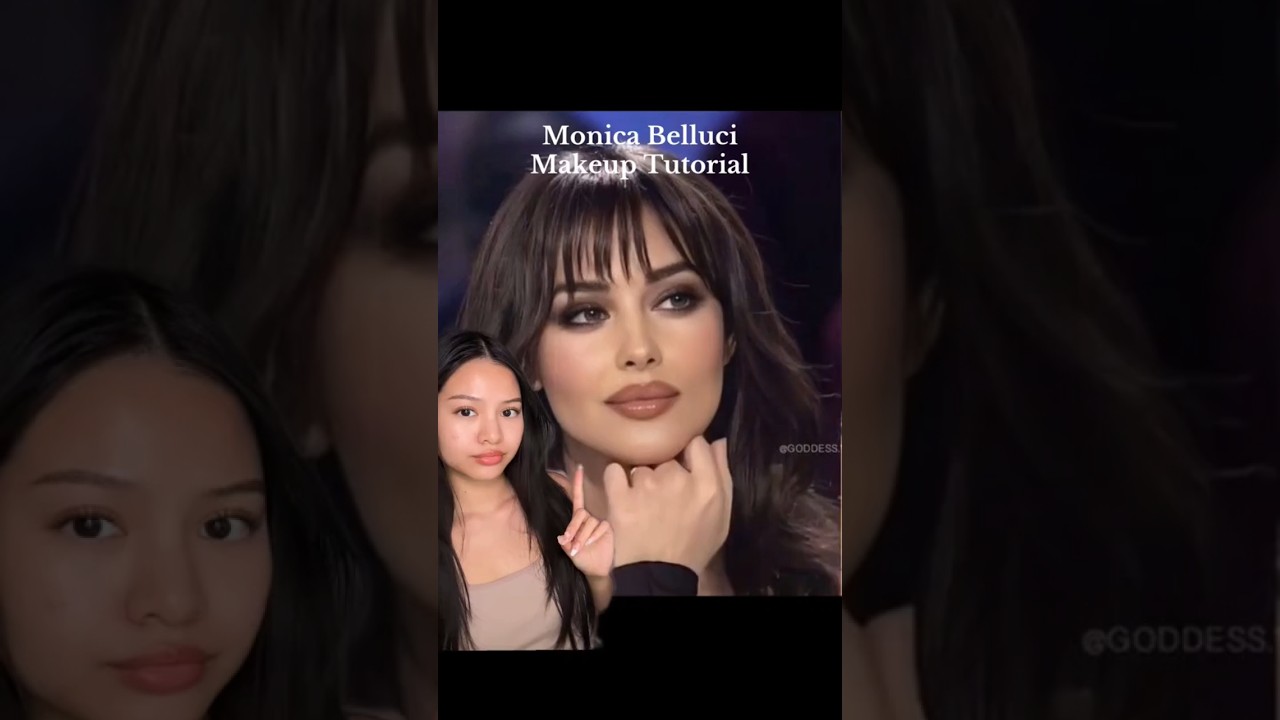 Monica belluci Makeup Tutorial #90s #makeuptutorial #xuhuong