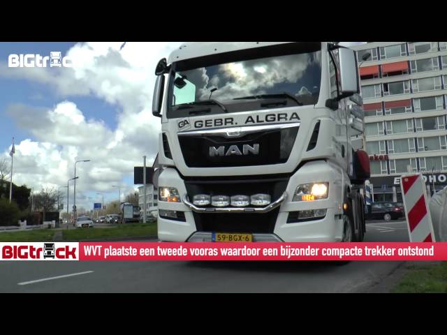 MAN D38 met Traxon in het zwaartransport