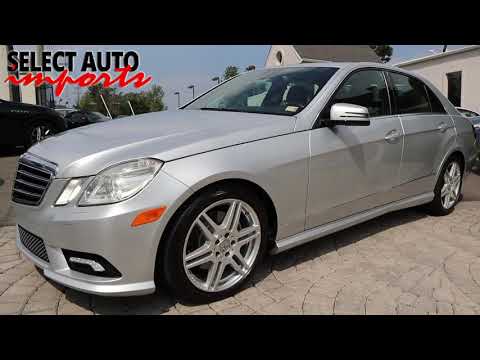 #21013AN, 2010 Mercedes-Benz E350 Sport PKG, Silver, Select Auto Imports in Alexandria, VA
