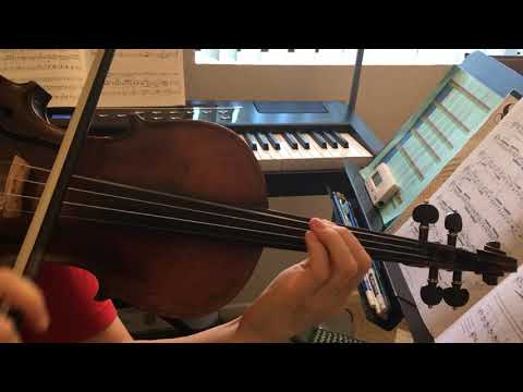 Suzuki Violin book 3. No. 4 Humoresque position practice #2