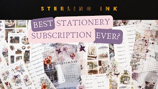 Never plan a bujo theme again ✨ Sterling Ink monthly stationery subscription kit review