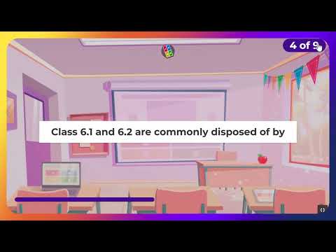 Class 6.1 and 6.2 ADR Exam Preparation