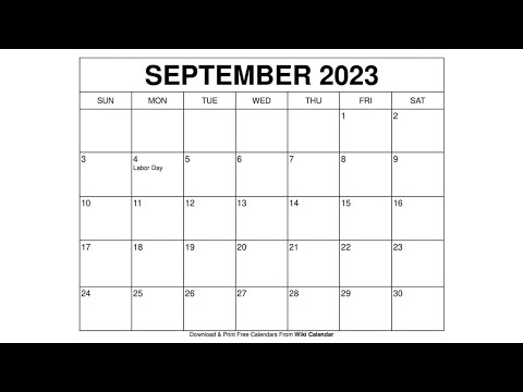 Free Printable September 2023 Calendar Templates With Holidays - Wiki Calendar
