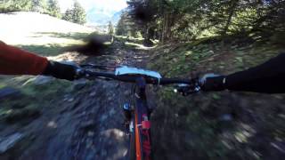 preview picture of video 'Trailtrophy Lenzerheide 2014: Benny von bc unterwegs auf der Sonnenseite'