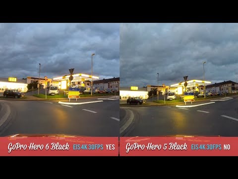 GoPro Hero 6 Black vs GoPro Hero 5 + Low Light Test  ( 2/3) // Video Test // in 4K