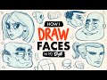 How To Draw FACES In ANY Style