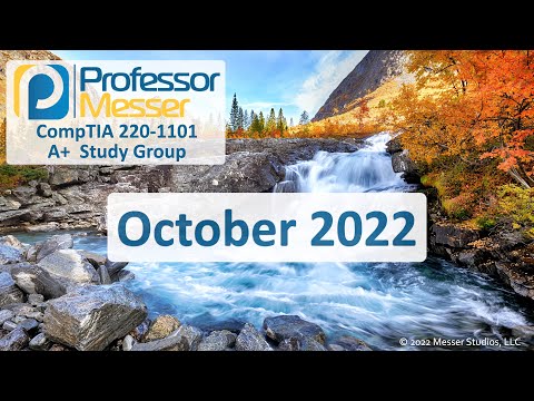 Professor Messer s 220 1101 A Study Group December 2023