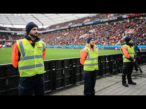 Security im Bereich Event für Bayer 04 Leverkusen