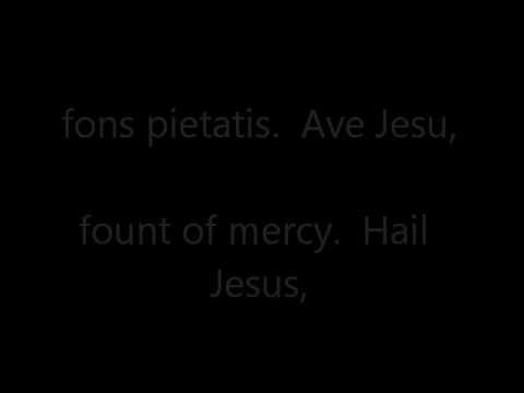 Video thumbnail for Ave Jesu Christe