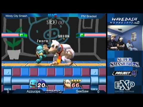 WDW 2/19/14 Zwarm(G&W/Squirtle/Ivysaur) vs Shion(Marth/DK/Mario) Iron Man