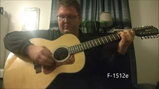 Video thumbnail for Guild Jumbo Comparison - Guild F1512 vs Guild F2512e by Leo's Computer and Guitar Reviews