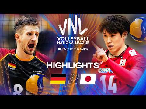 Germany 🇩🇪 vs. Japan 🇯🇵 - Highlights | Week 3 | Men's VNL 2025
