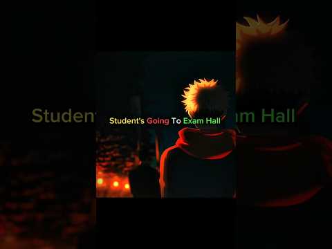 Student's Going to Exam Hall || #jujutsukaisen #anime #animeedit #jjk #gojo #sukuna #skulledit