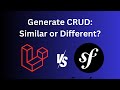 Laravel Vs Symfony CRUD Live Coding Demo