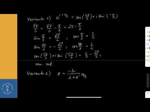 Komplexe Zahlen V2, Teil 2