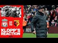 KLOPP'S REACTION: Watford win, Jota & squad condition | LIVERPOOL VS WATFORD