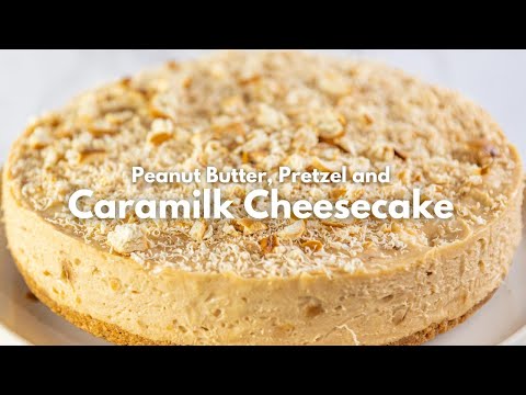 EASY NO BAKE PEANUT BUTTER CHEESECAKE IN 20 MINUTES
