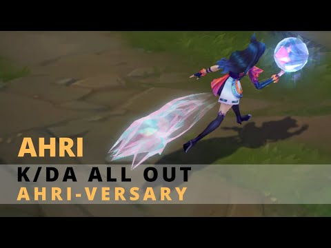 K/DA Ahri All Out Ahri Ahri-versary Chroma - essence emporium 2022