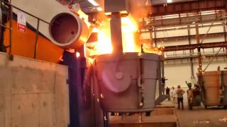 EGES Induction Furnaces - Akdaş Döküm Pouring