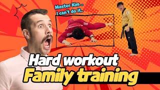 Taekwondo class family!! workout at home with your kids Episode 5 (Edmonton Taegeuk Taekwondo)