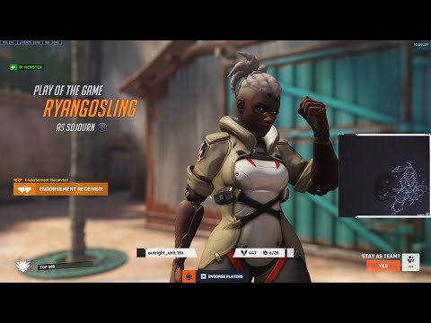 POTG! 19K DMG! Gale Adelade Top 500 Sojourn - Overwatch 2 Season 6 Gameplay