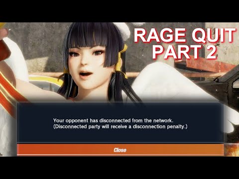 AND I OOP~ DEAD OR ALIVE 6 Rage Quit COMPILATION Part 2 ~ Project-JILL-