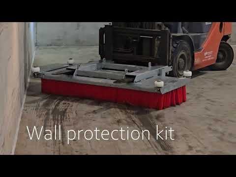 1800 push broom wall protection